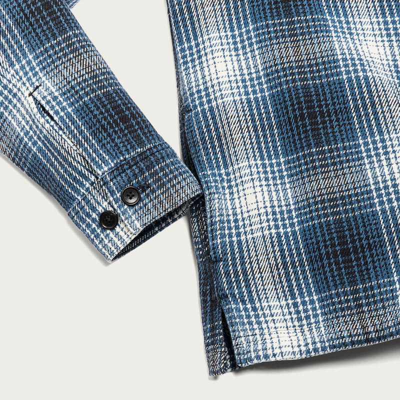 Deer island jac-shirt par Filson | Cobalt / natural shadow plaid (Blue)
