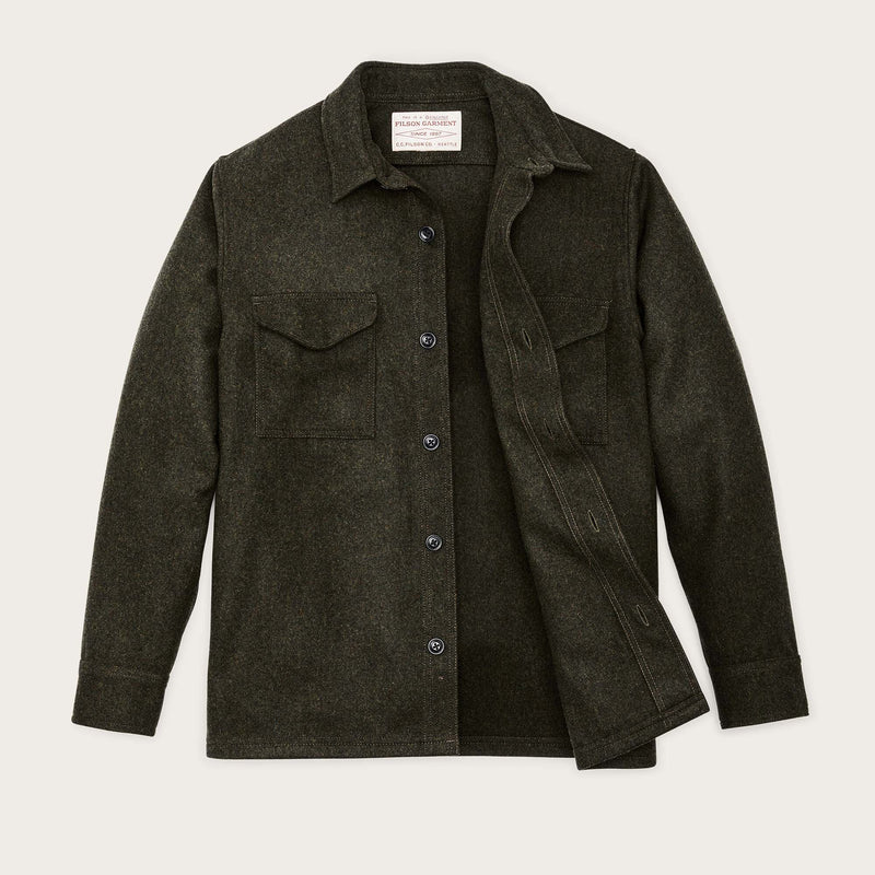 Wool jac-shirt di Filson | Forest green (Green)