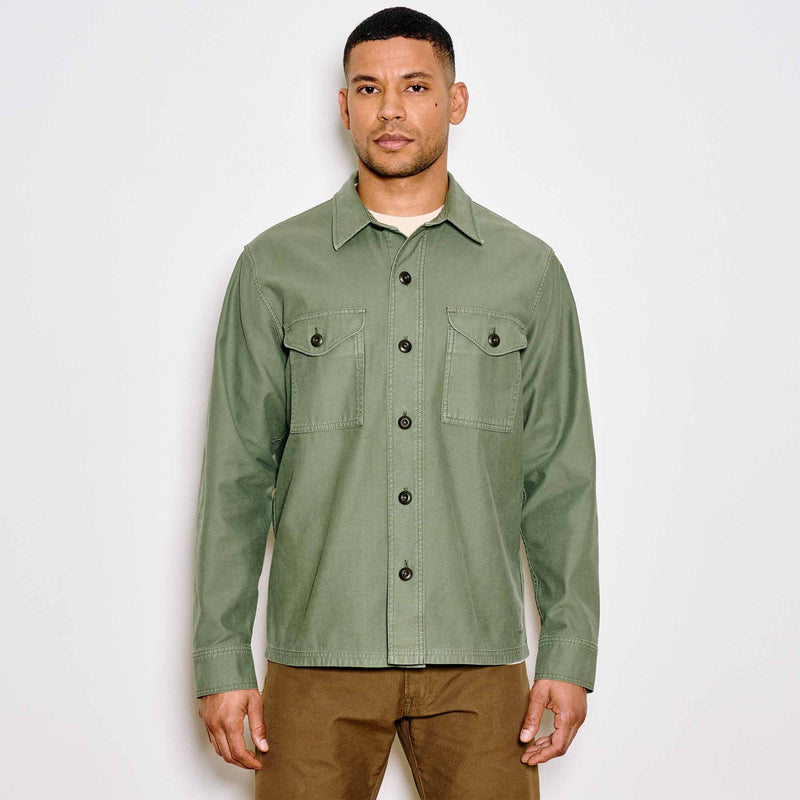 Field jac-shirt di Filson | Washed fatigue green (Green)