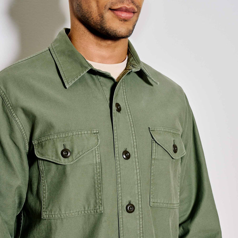 Field jac-shirt di Filson | Washed fatigue green (Green)