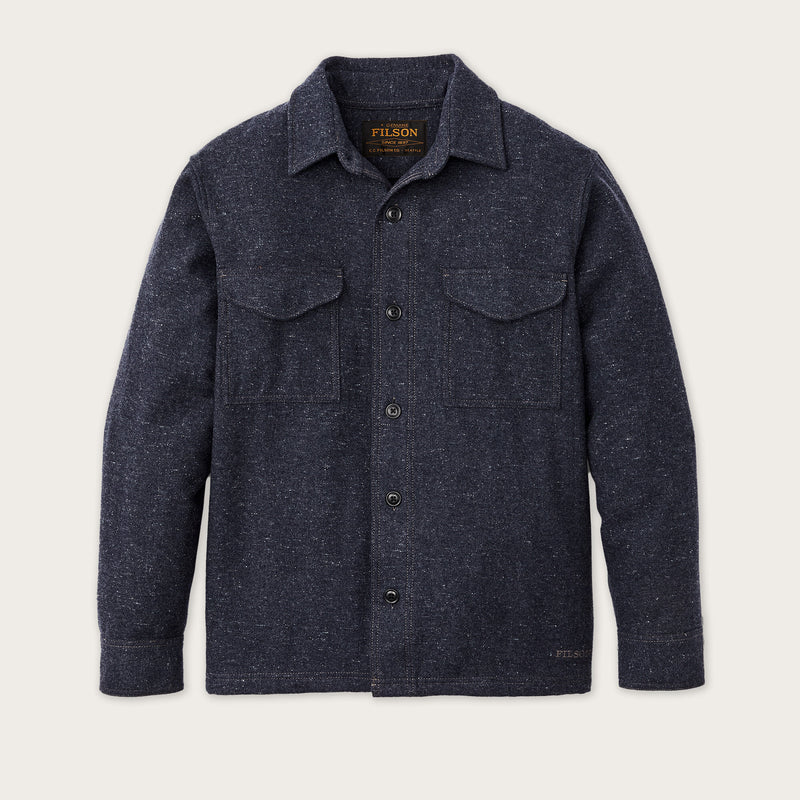 Heathered wool jac-shirt di Filson | Blue heather (Blue)