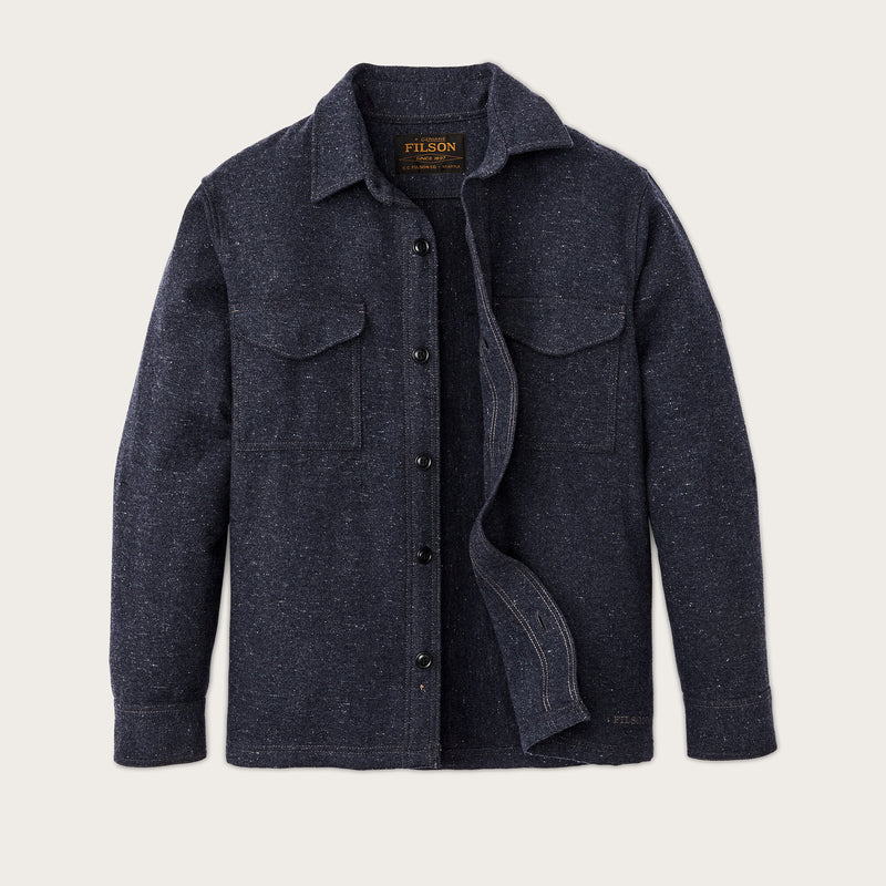 Heathered wool jac-shirt di Filson | Blue heather (Blue)
