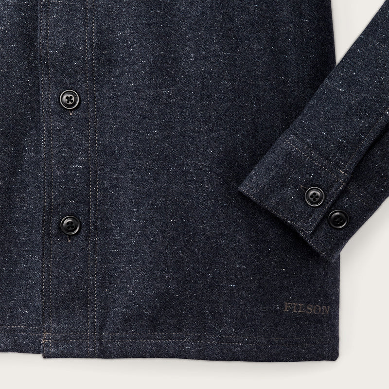 Heathered wool jac-shirt di Filson | Blue heather (Blue)