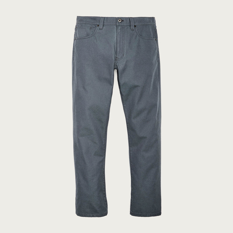 Dry tin cloth 5-pocket pants by Filson | Storm blue (Grey)