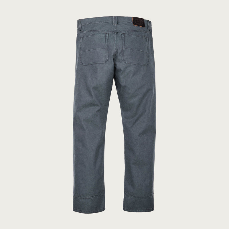 Dry tin cloth 5-pocket pants by Filson | Storm blue (Grey)