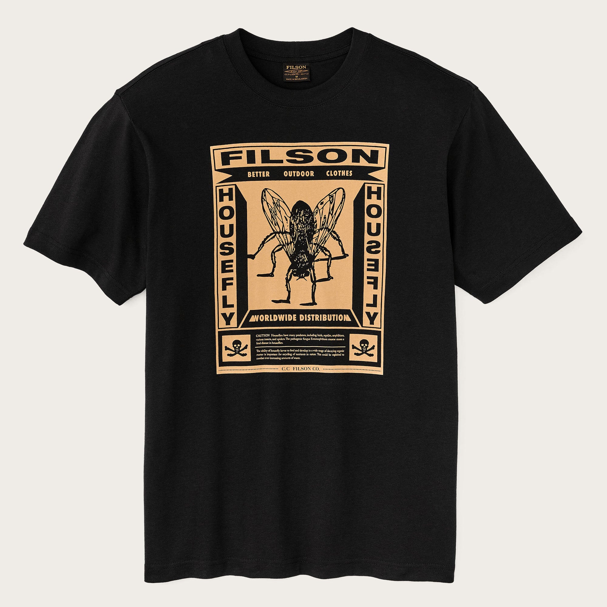 Filson x housefly graphic t-shirt by Filson | Black / worldwide