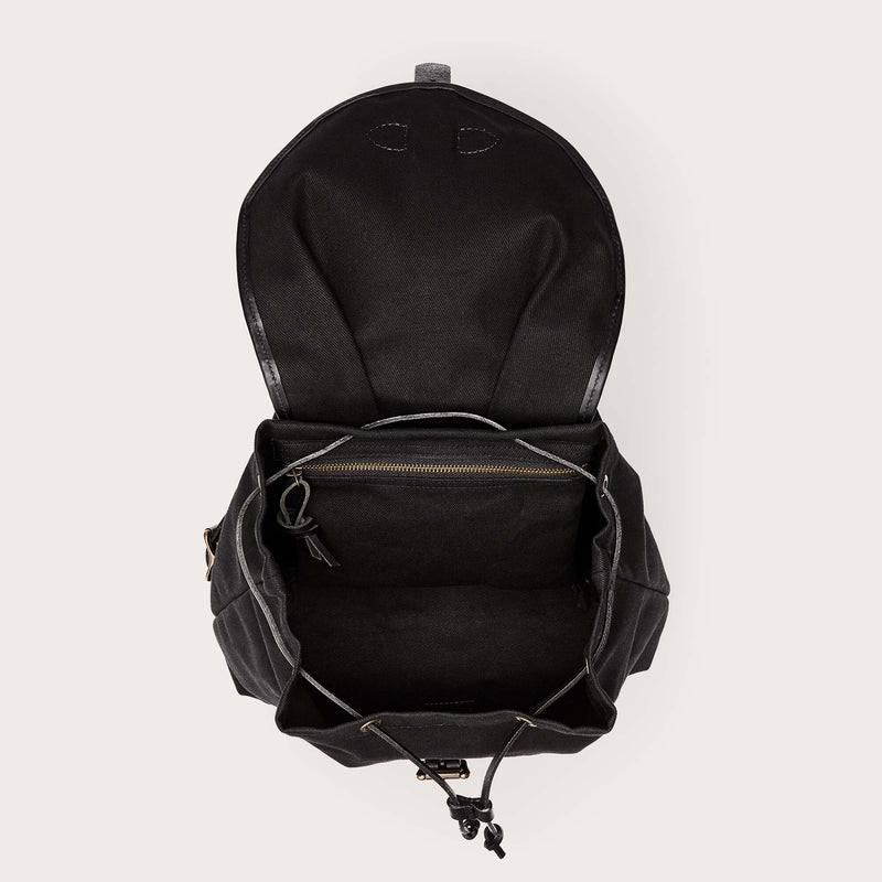 Rugged twill drawstring backpack di Filson | Black (Black)