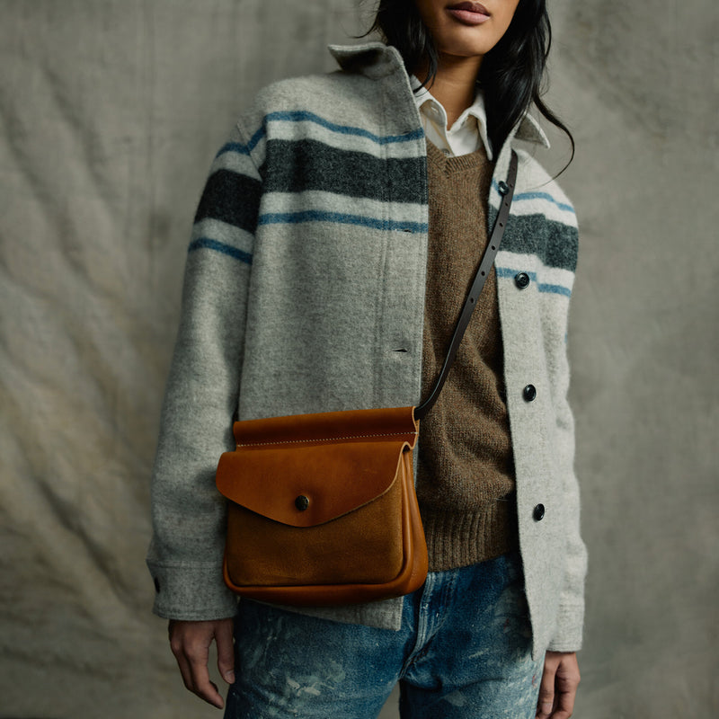 Suede convertible field bag by Filson | Saddle brown (Brown)