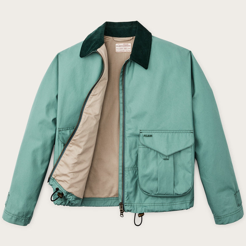 Women's aviator cloth short work jacket von Filson | Deep sea (Blue)