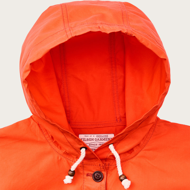 Women’s ranger hooded popover von Filson | Flame (Orange)