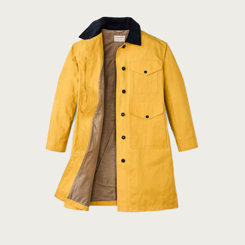 Women's dry waxed long cruiser von Filson | Yellow (Yellow)