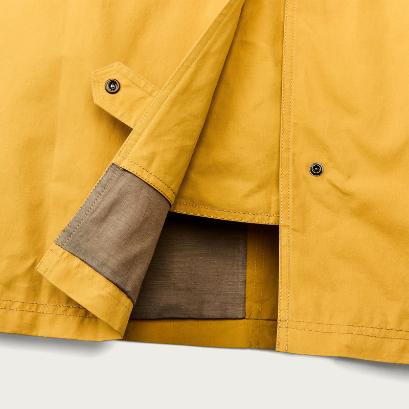 Women's dry waxed long cruiser von Filson | Yellow (Yellow)