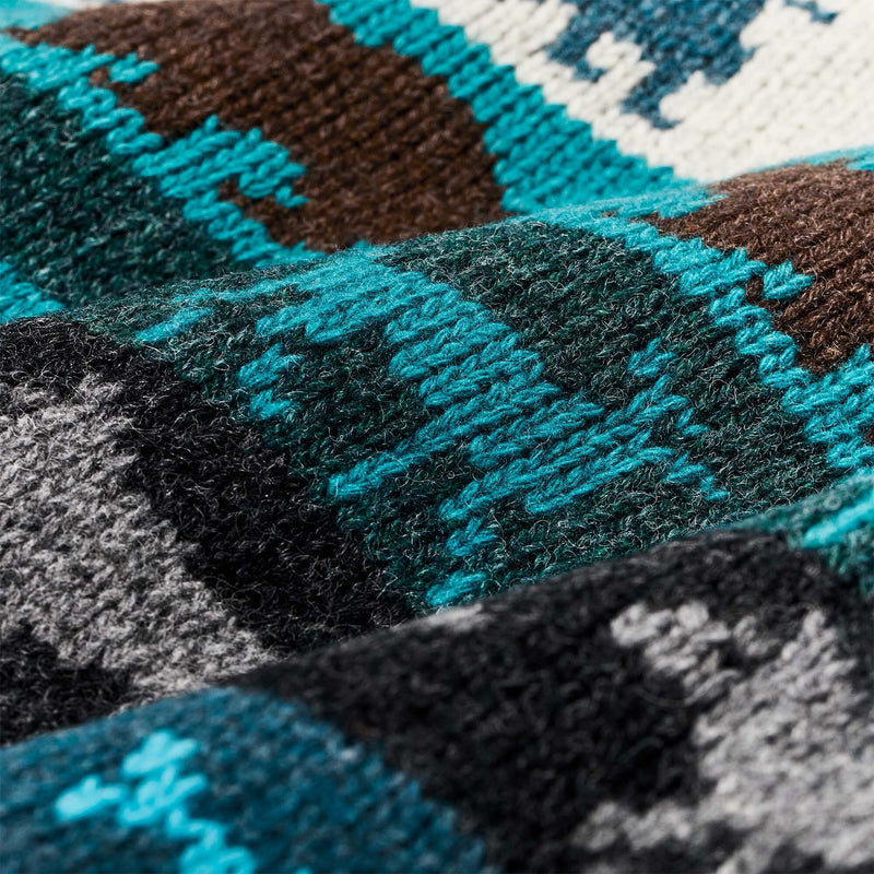 Women's fair isle cardigan di Filson | Animal multi (Multicolour)