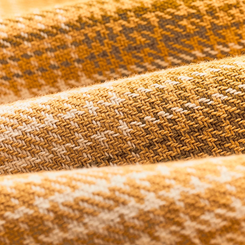 Women’s deer island jac-shirt di Filson | Ochre / cream plaid (Yellow)