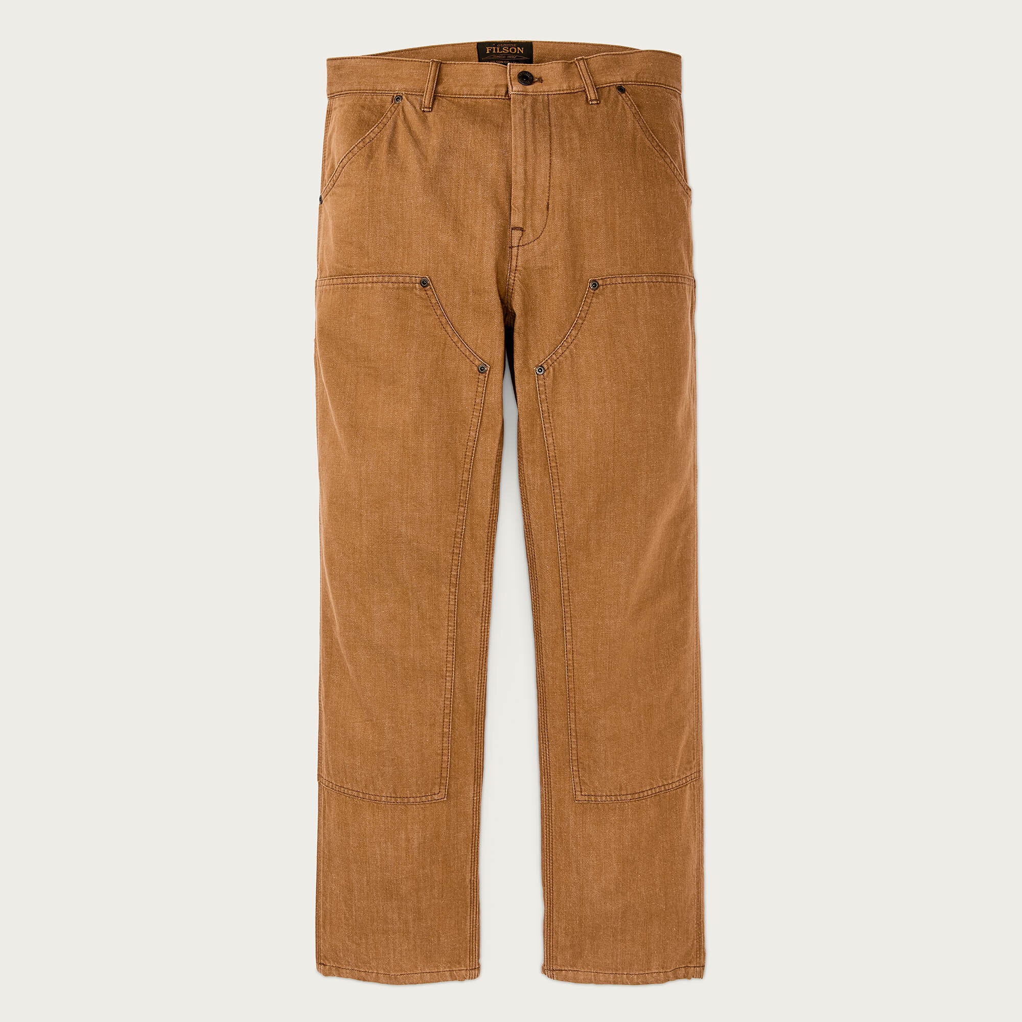 90s FILSON ダブルニーダックワークパンツ FILSON フィルソン ダブルティンパンツ 日本未入荷モデル TAN USA製