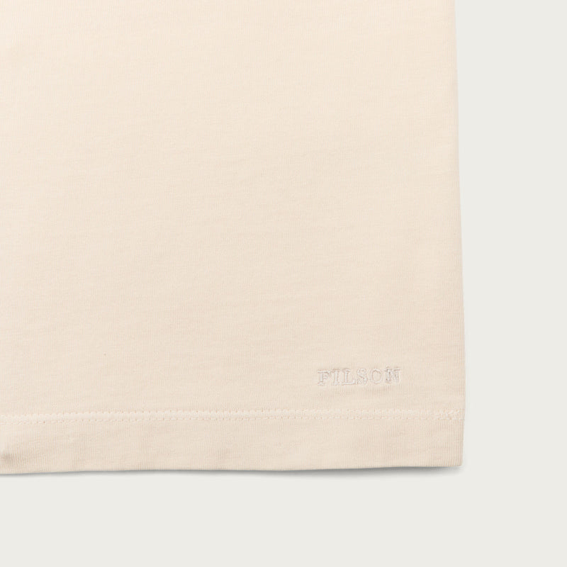 Women's short sleeve pocket tee von Filson | Ivory (Beige)