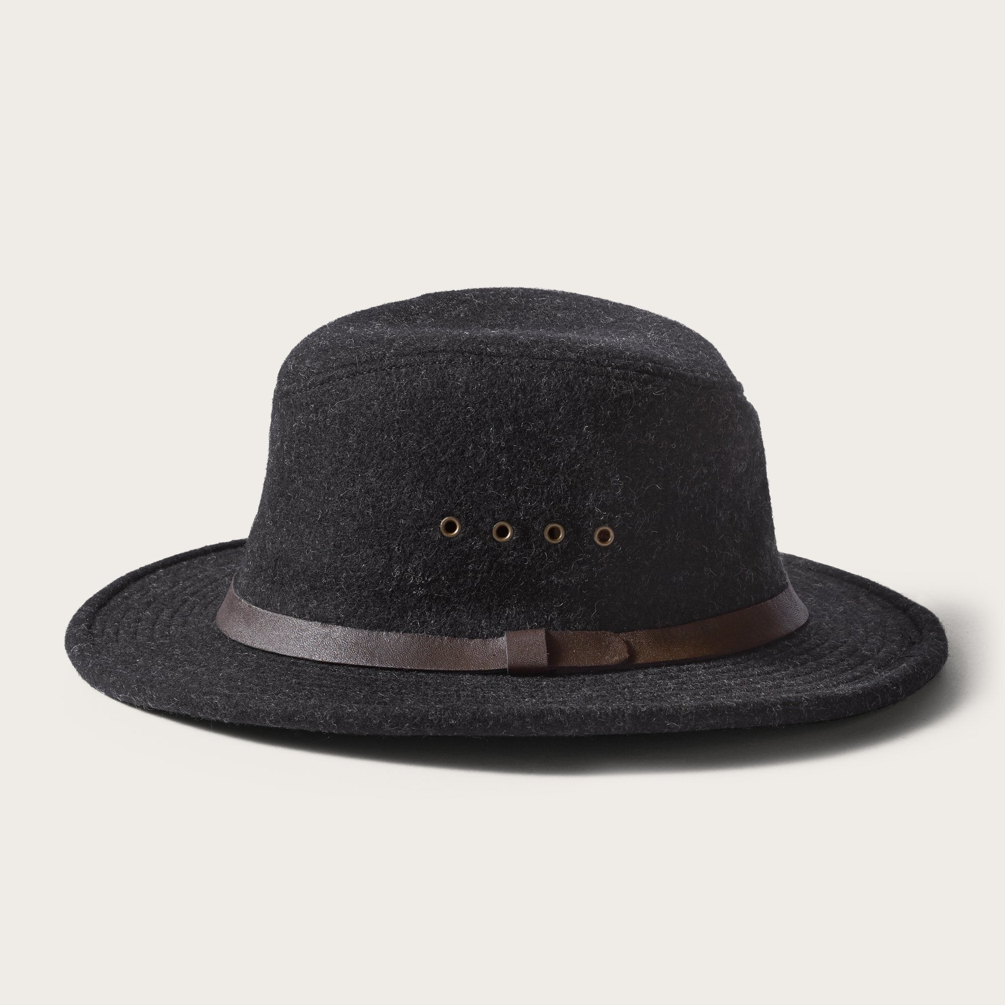 Mackinaw wool packer hat by Filson | Charcoal (Gray)
