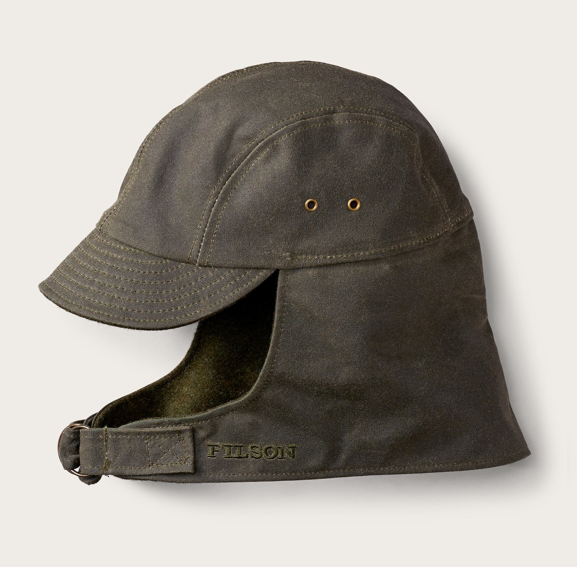Tin cloth wildfowl hat by Filson Otter green (Green)