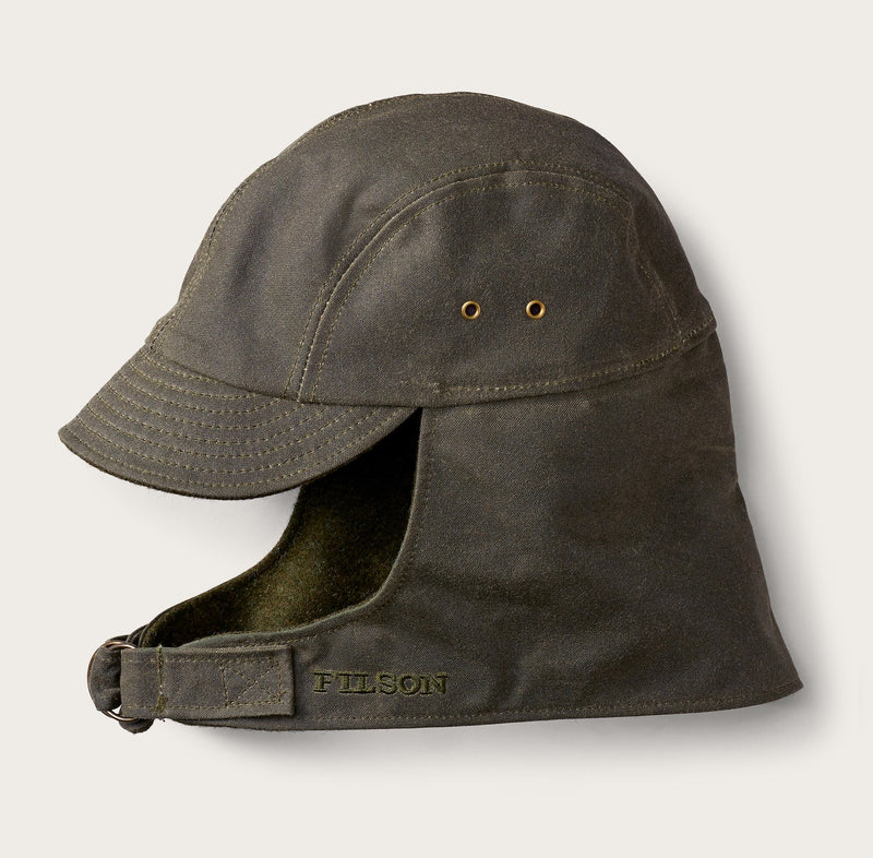 Tin cloth wildfowl hat di Filson | Otter green (Green)