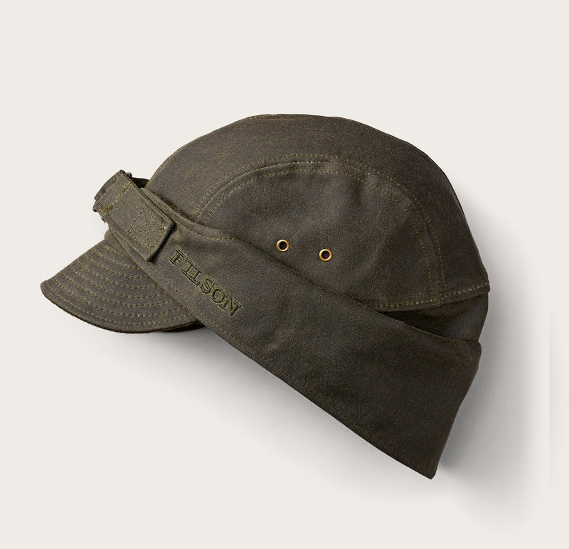 Tin cloth wildfowl hat di Filson | Otter green (Green)