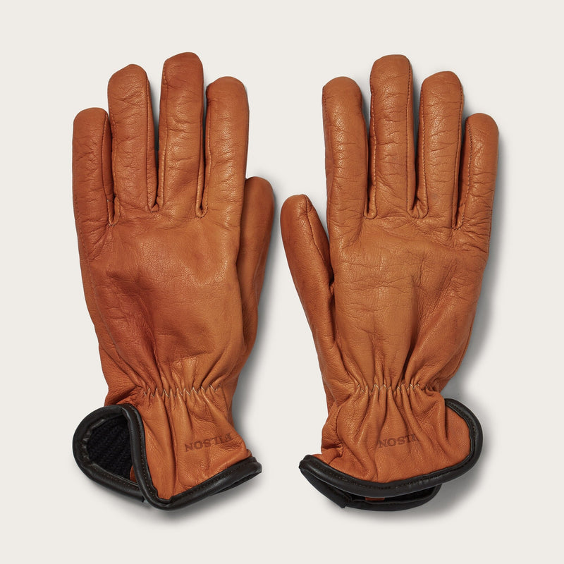 Original lined goatskin gloves par Filson | Saddle brown (Yellow)