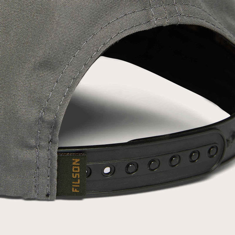 Rope trucker cap by Filson | Charcoal scenic patc (Grey)