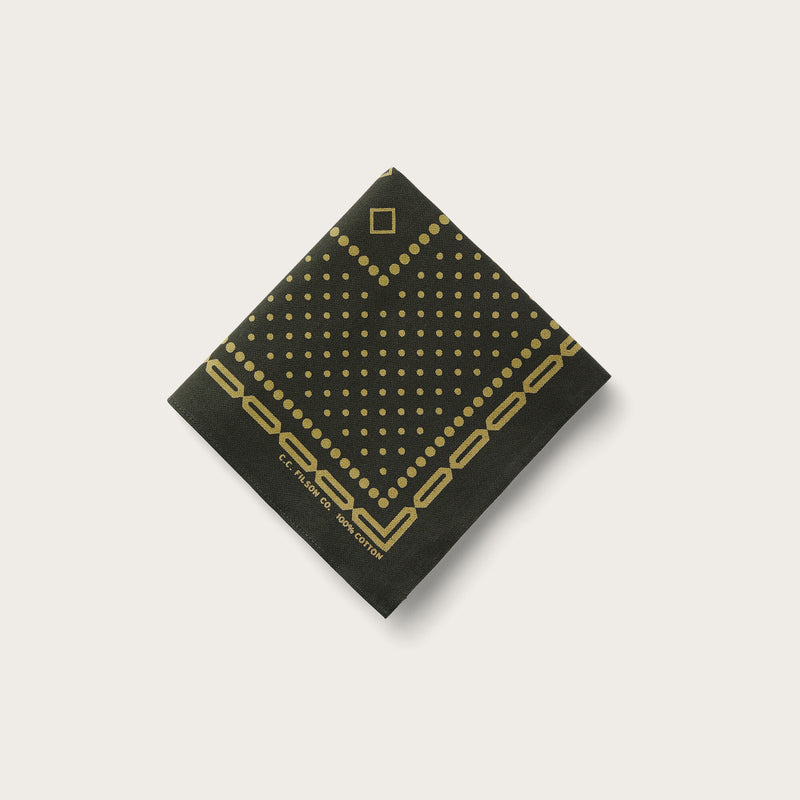 Mercantile bandana von Filson | Dark timber (Green)