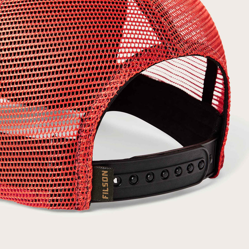 Smokey bear logger mesh cap di Filson | Dark brown / smokey (Multicolour)