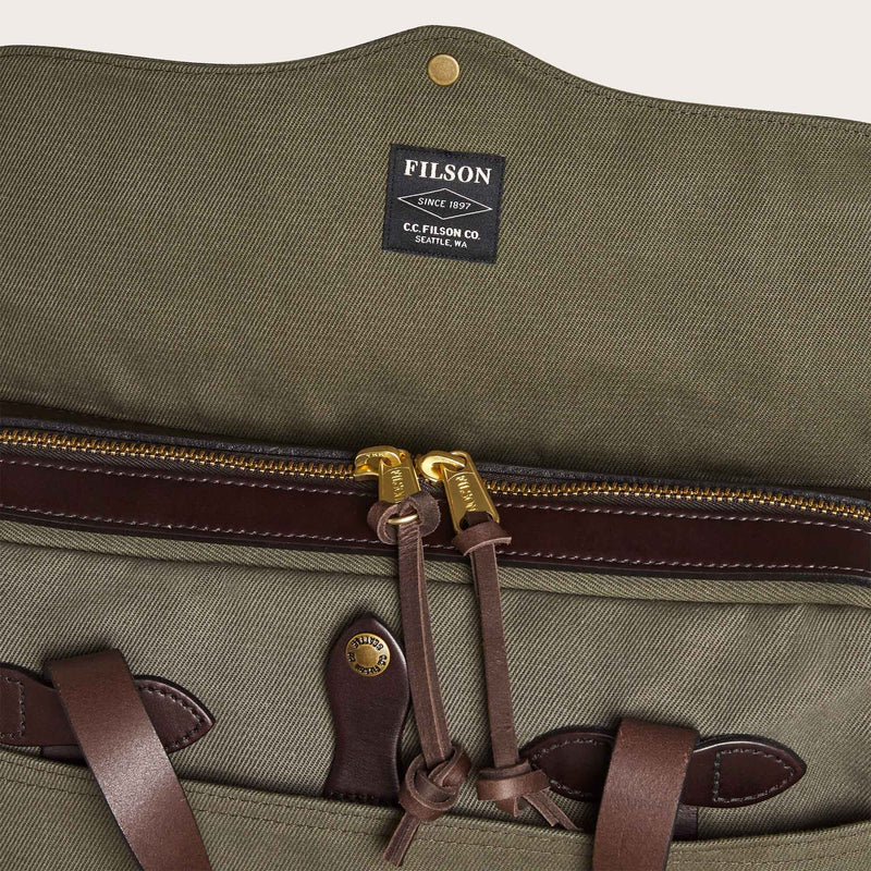 Rugged twill original briefcase par Filson | Otter green (Green)