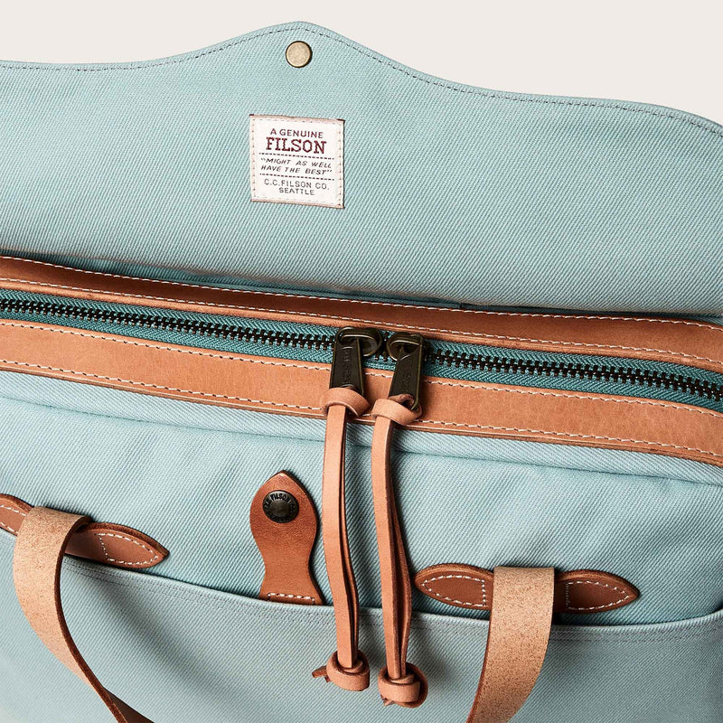 Rugged twill original briefcase par Filson | Lake green (Green)