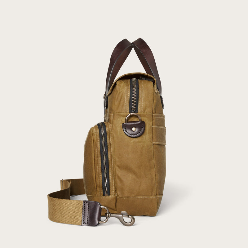 24 hour tin cloth briefcase von Filson | Dark tan (Beige)