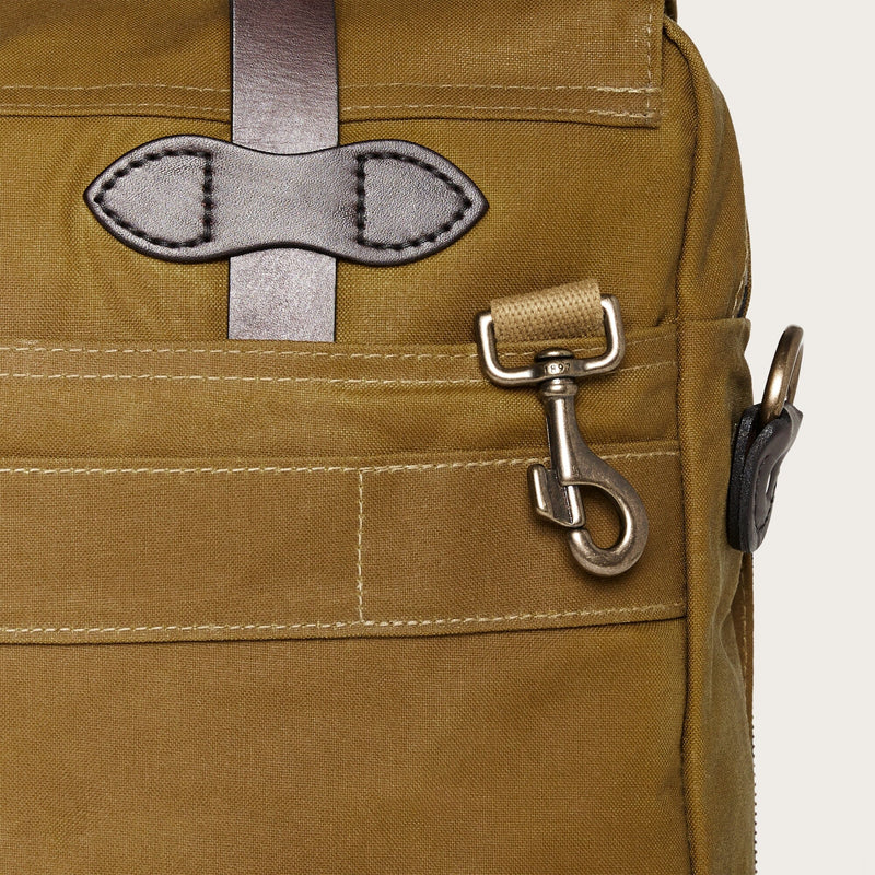 24 hour tin cloth briefcase von Filson | Dark tan (Beige)