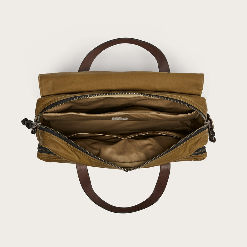 24 hour tin cloth briefcase von Filson | Dark tan (Beige)