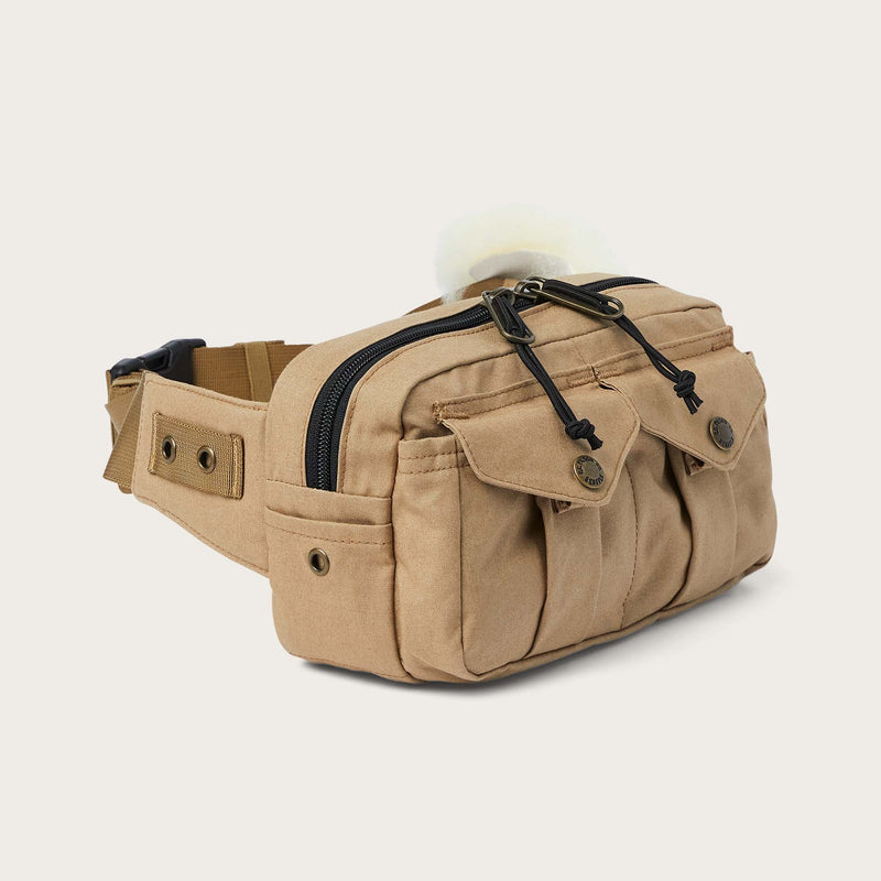 Compact fishing waist pack by Filson | Dark tan (Beige)