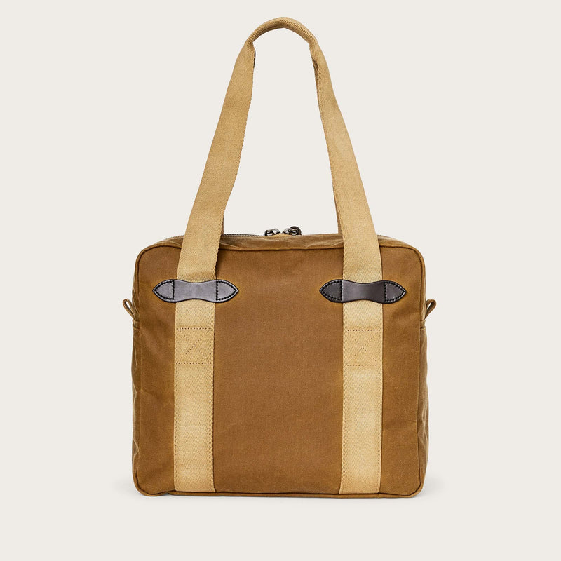 Tin cloth zipper tote bag von Filson | Dark tan (Beige)