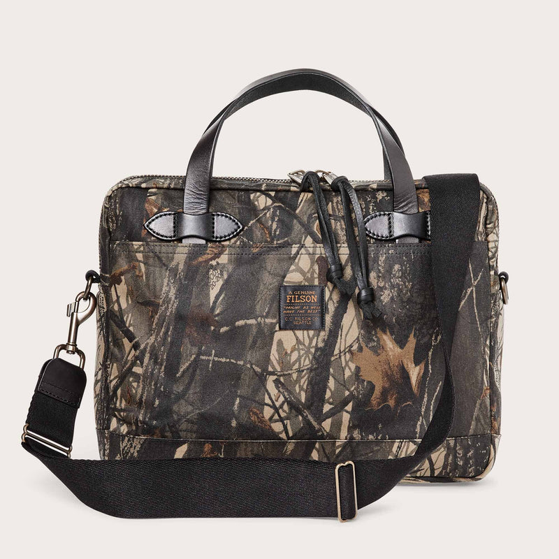 Tin cloth compact briefcase von Filson | Realtree hardwoods camo (Brown)