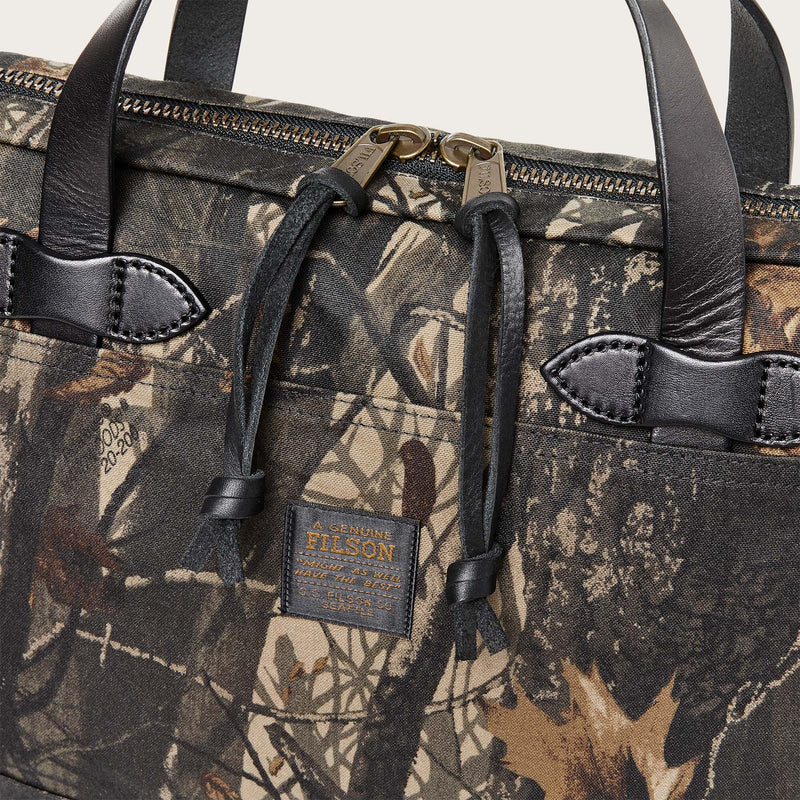 Tin cloth compact briefcase von Filson | Realtree hardwoods camo (Brown)