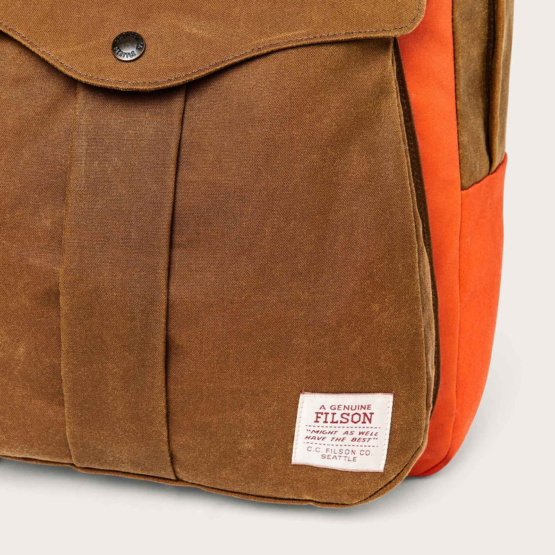 Journeyman backpack par Filson | Dark tan / flame (Orange)