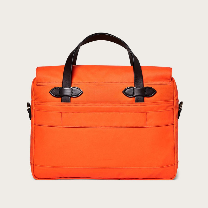 24 hour tin cloth briefcase di Filson | Flame (Orange)