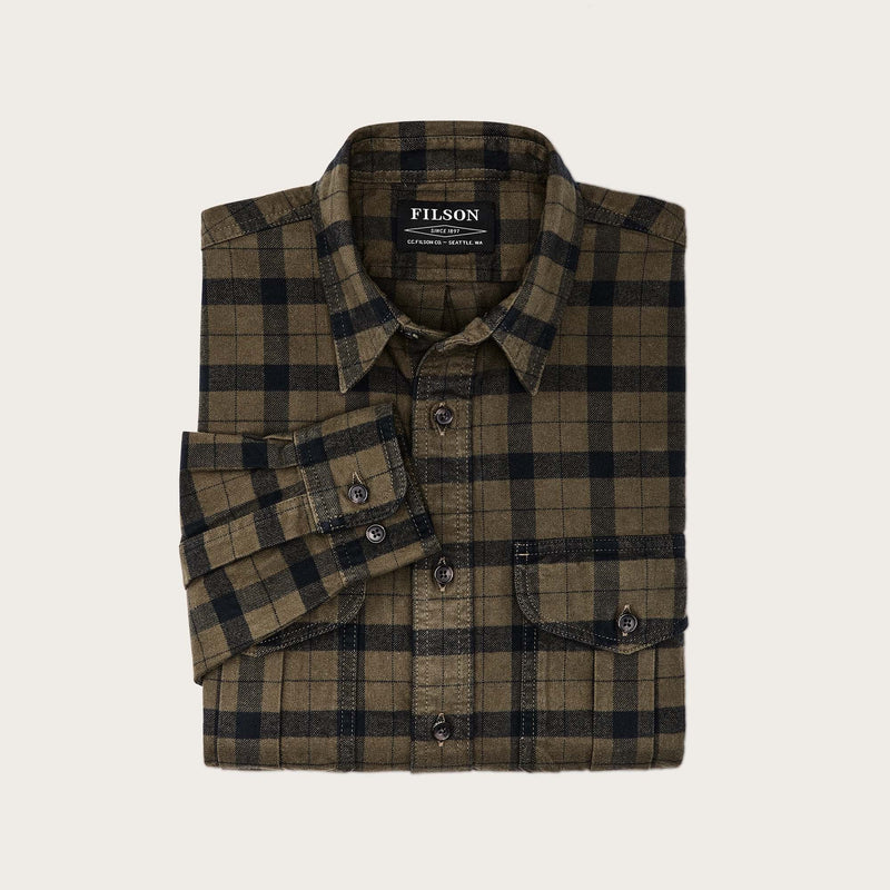Alaskan guide shirt di Filson | Otter green black plaid (Green)