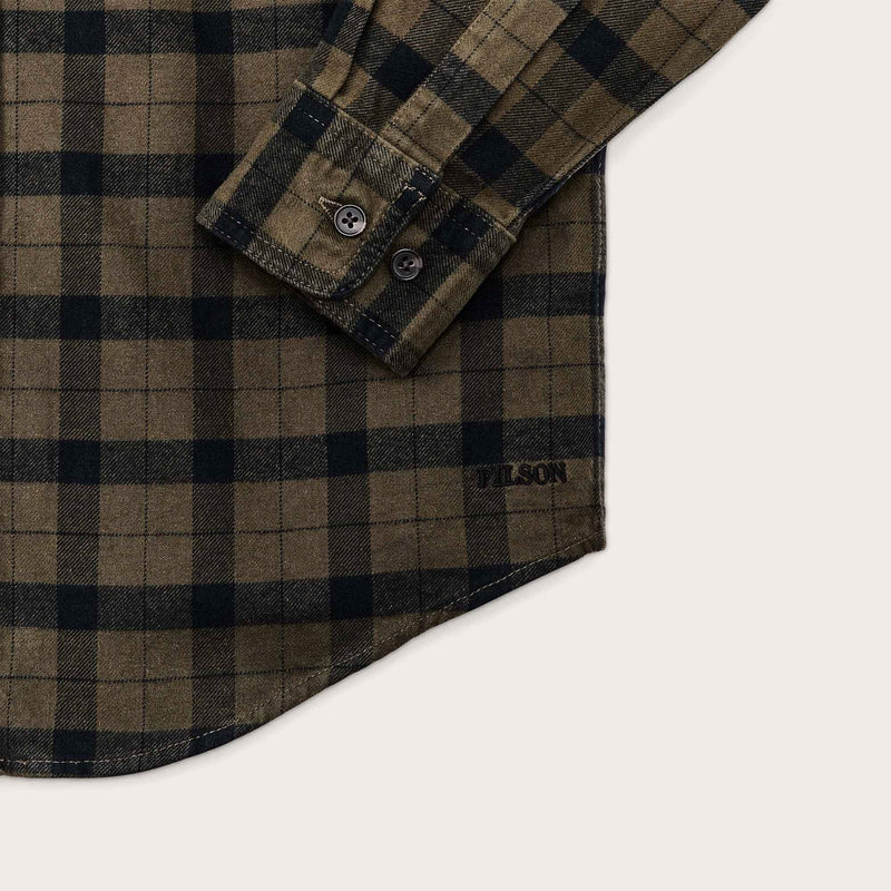Alaskan guide shirt di Filson | Otter green black plaid (Green)