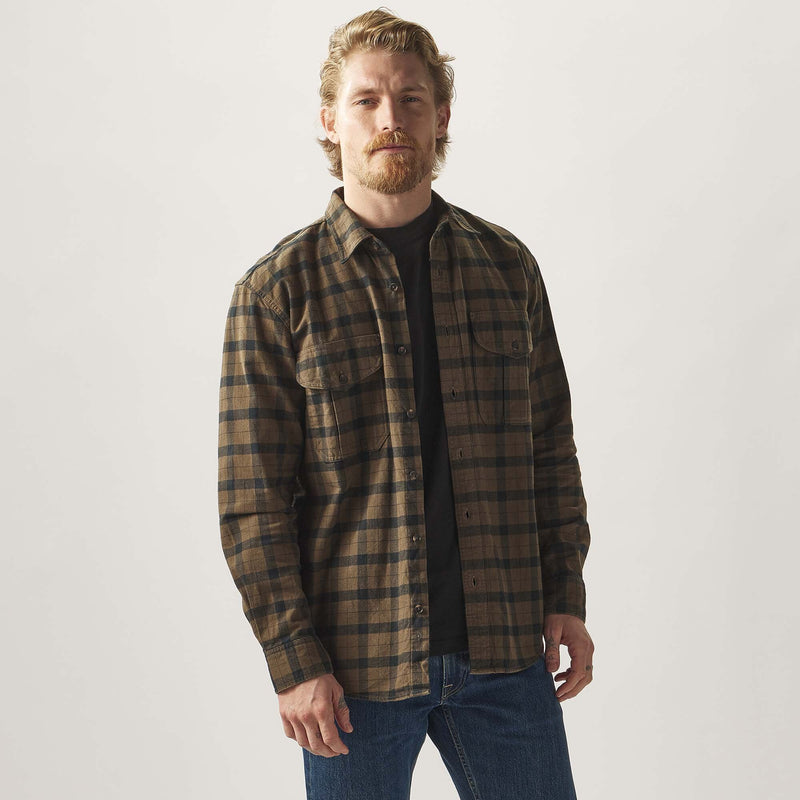 Alaskan guide shirt di Filson | Otter green black plaid (Green)