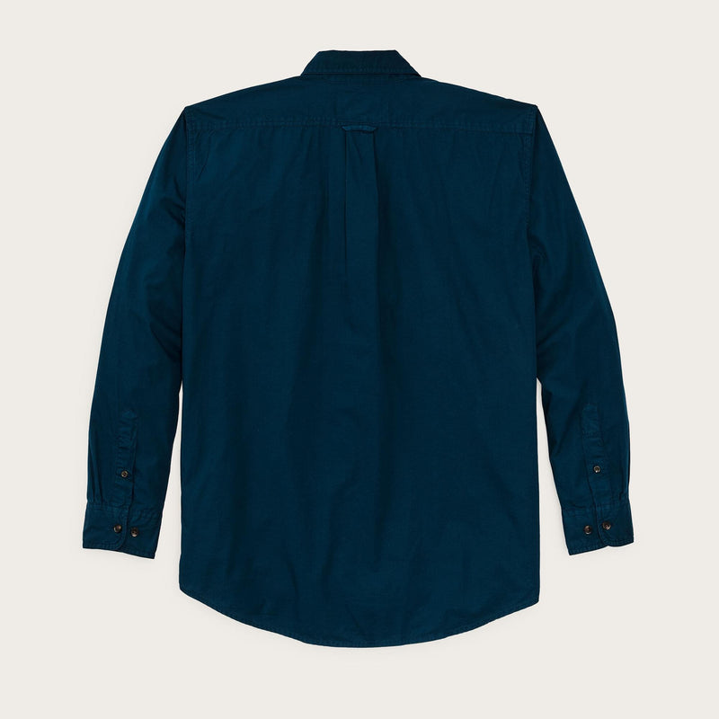 Washed feather cloth shirt par Filson | Blue mussel (Blue)
