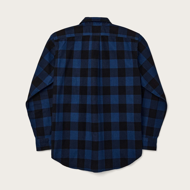 Field flannel shirt di Filson | Cobalt black buffalo check (Blue)