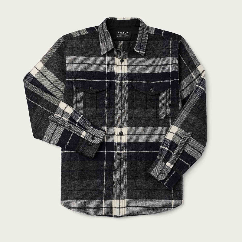 Northwest wool shirt di Filson | Navy blue heather plaid (Blue)