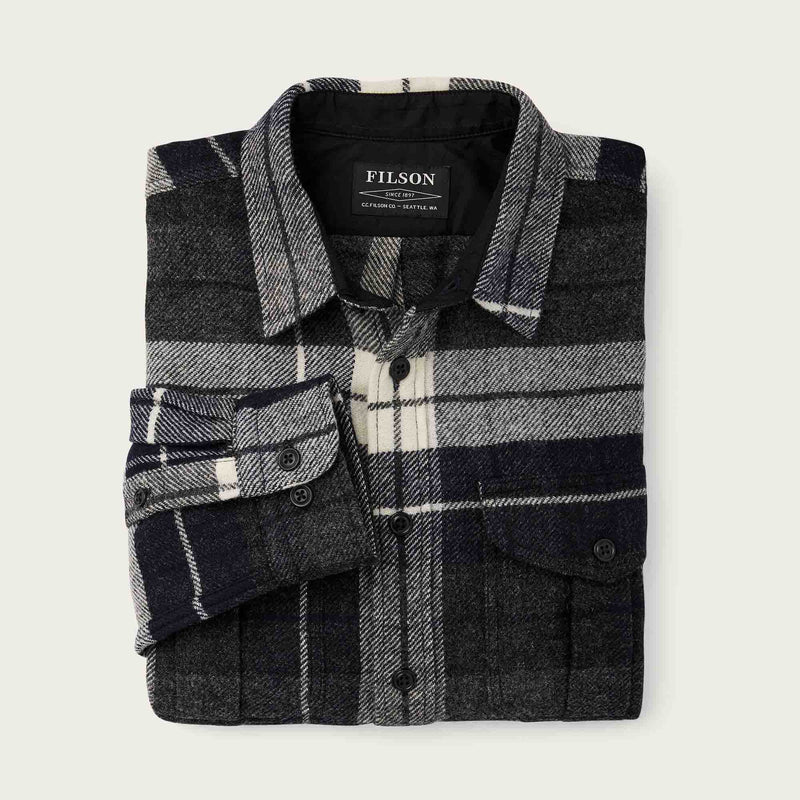 Northwest wool shirt di Filson | Navy blue heather plaid (Blue)