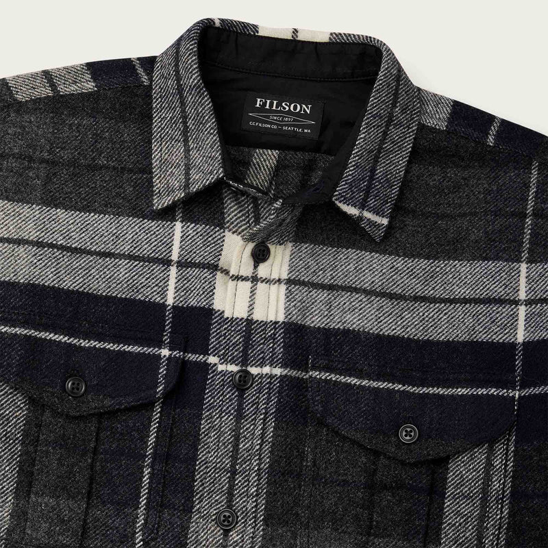Northwest wool shirt di Filson | Navy blue heather plaid (Blue)