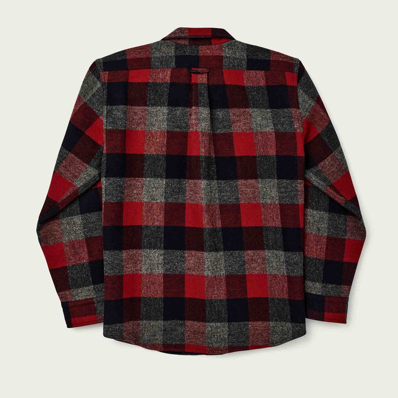 Northwest wool shirt by Filson | Red / navy / charcoa (Red)