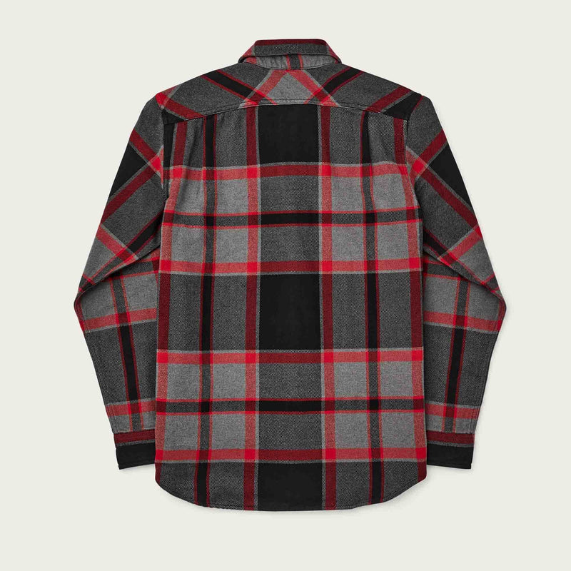 Vintage flannel work shirt di Filson | Black charcoal heather (Grey)