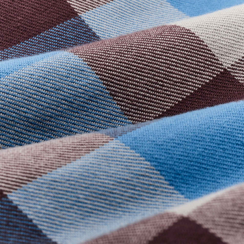 Vintage flannel work shirt von Filson | Blue / maroon / gray check (Blue)